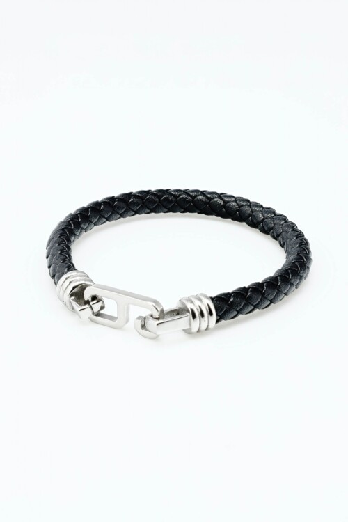 Pulsera cuero Negro