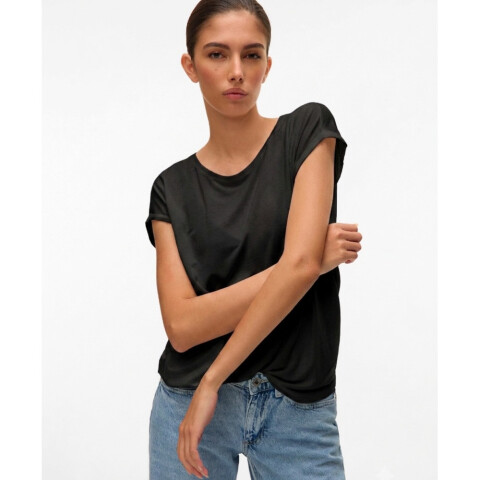 VMAVA PLAIN SS TOP GA JRS NOOS BLACK