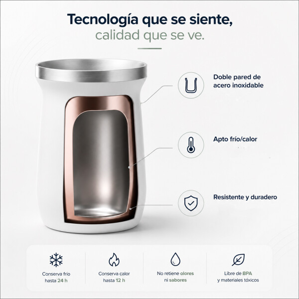 Mate Bremen 180 Ml Acero Inoxidable AZUL