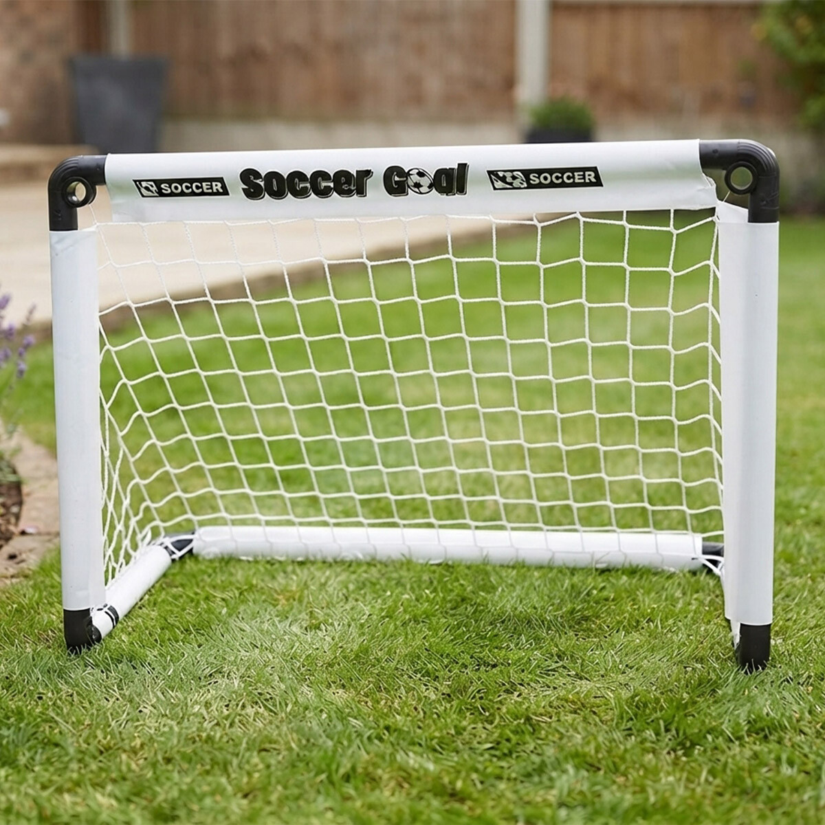 Arco de Futbol Desarmable con Accesorios 90 x 60 cm 
