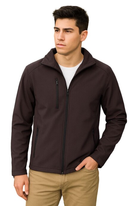 Campera Neopreno gris carbón