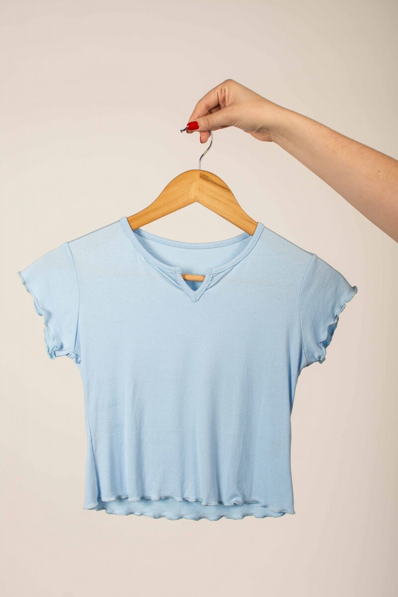 Remera Sofia celeste