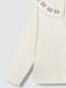 Sudadera Con Bordados Crudo