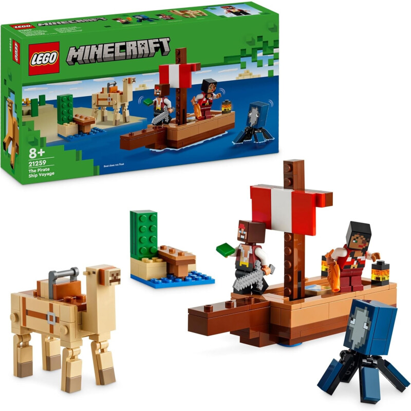 Lego Minecraft El Viaje En El Barco Pirata 21259 Lego Minecraft El Viaje En El Barco Pirata 21259