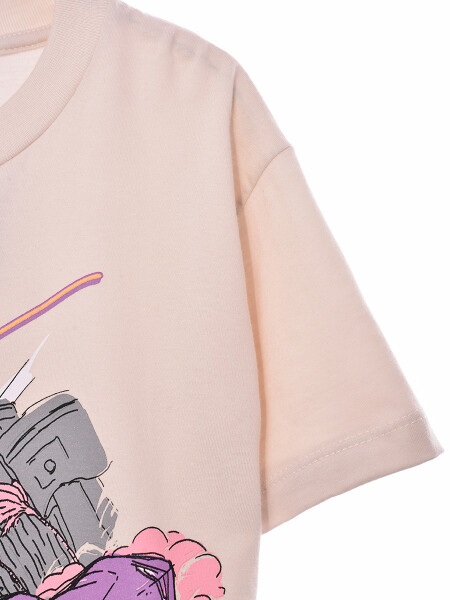 REMERA BURNOUT CARS CRUDO