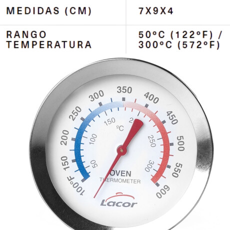 Termómetro para horno con base Termómetro para horno con base