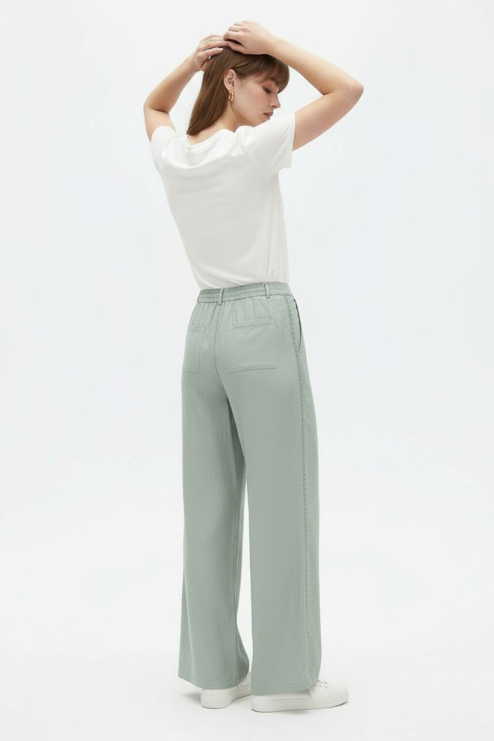 Pantalon Ispane Verde Azulado