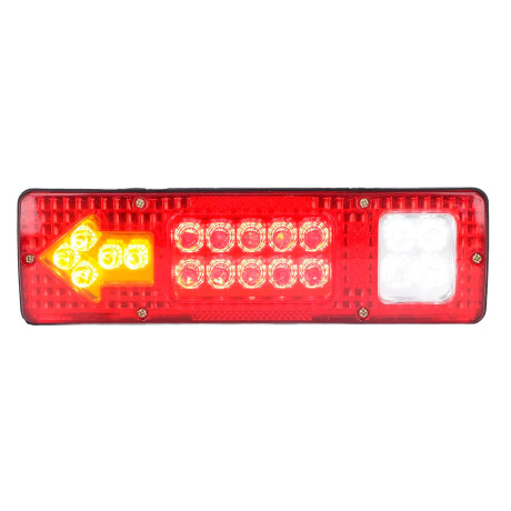 FAROL - TRAS. UNIVERSAL LED CAMION 24V C/FLECHA 30X9CM - FAROL - TRAS. UNIVERSAL LED CAMION 24V C/FLECHA 30X9CM -