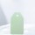 Tag rectangular liso 5x8,5 VERDE AGUA