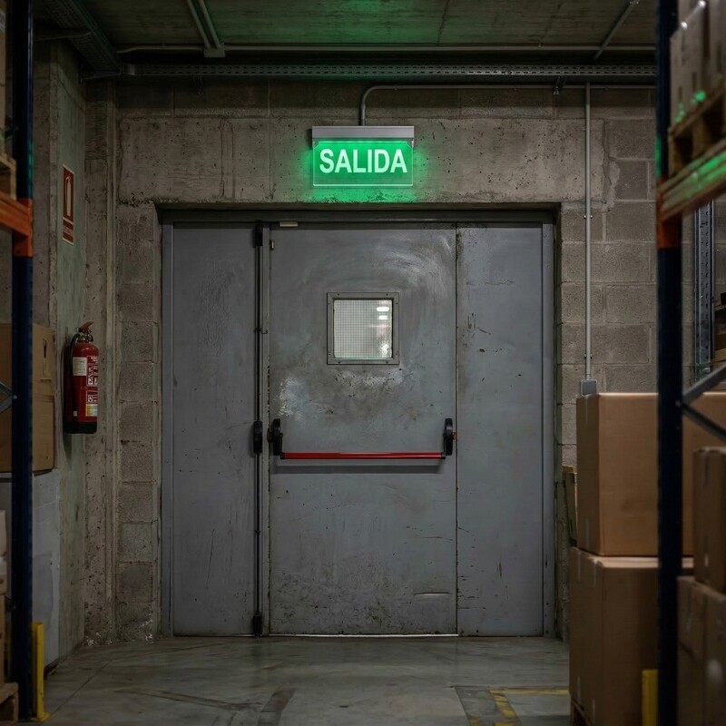 CARTEL DE EMERGENCIA - SALIDA Cartel LED de Emergencia Salida