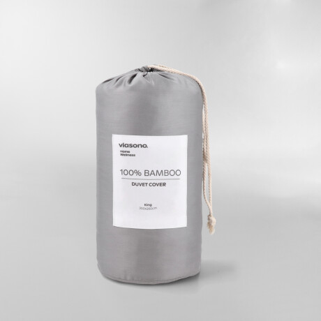 FUNDA DE DUVET ORGANIC BAMBOO Gris - KING
