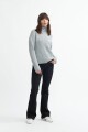 Sweater cuello rompeviento - Mujer GRIS