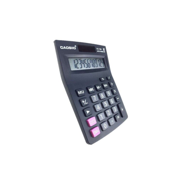 CALCULADORA GAOSIIO DS 12M NEGRO