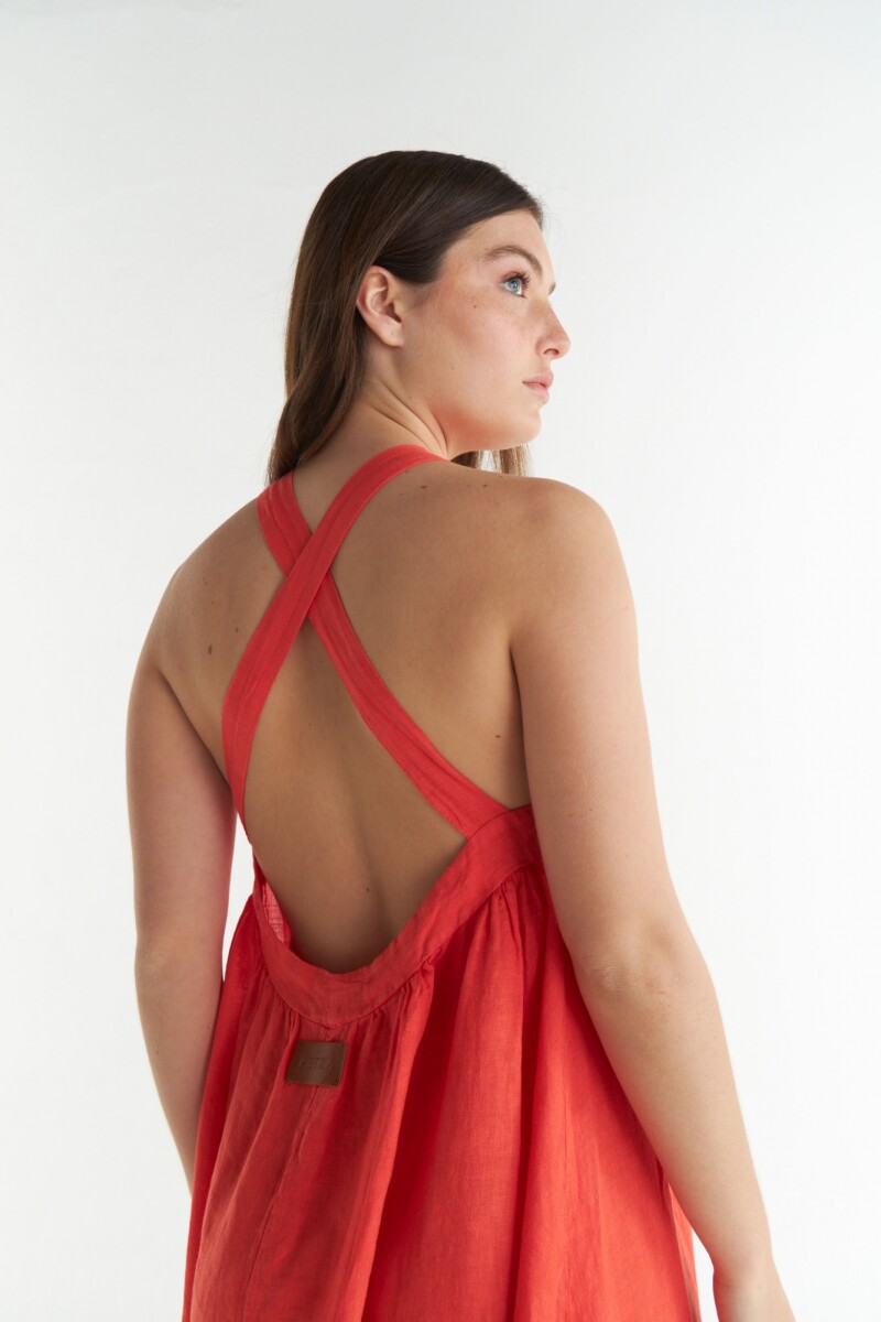 Vestido Ubud Rojo
