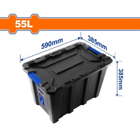 Contenedor Plástico Wadfow Wtb3355 Apilable 55L Ub 001