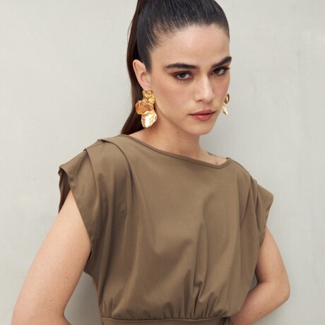VESTIDO GERMAN Verde Seco