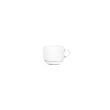 TAZA CAFE OPALINE 240ML BLANCO