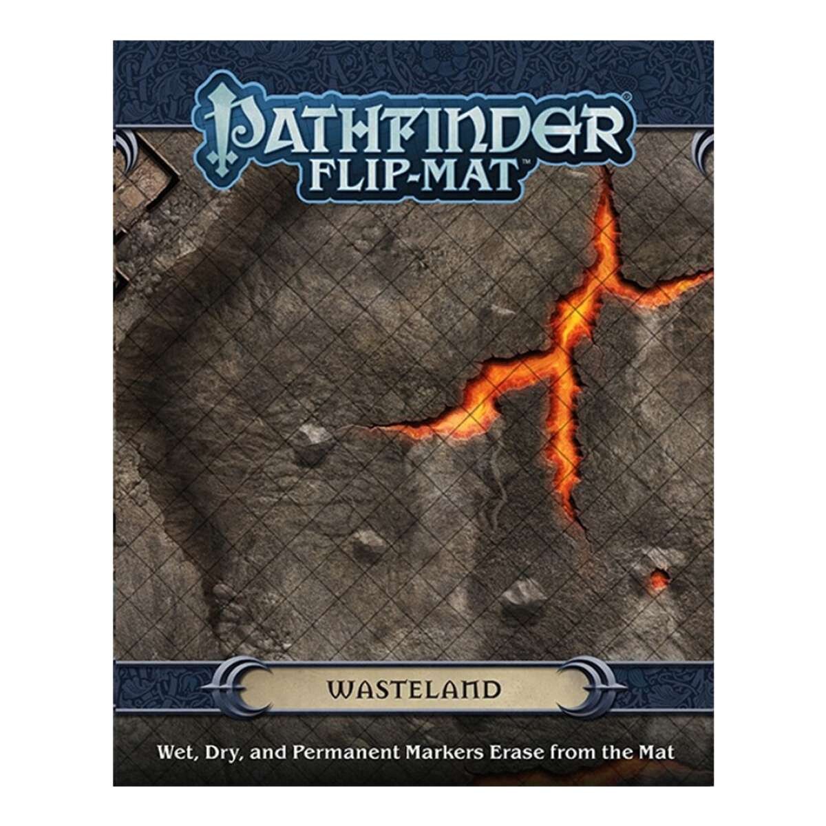 Pathfinder Flip Mat Map Wasteland - (Inglés) 