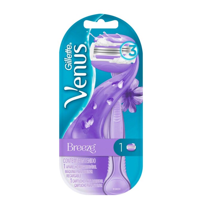 GILLETTE VENUS BREEZE MAQUINA UNID. única