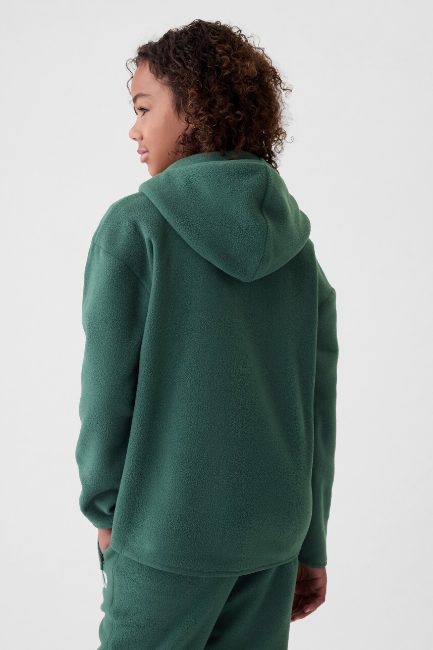 Canguro Polar Con Cierre Logo Gap Niño Moores Green