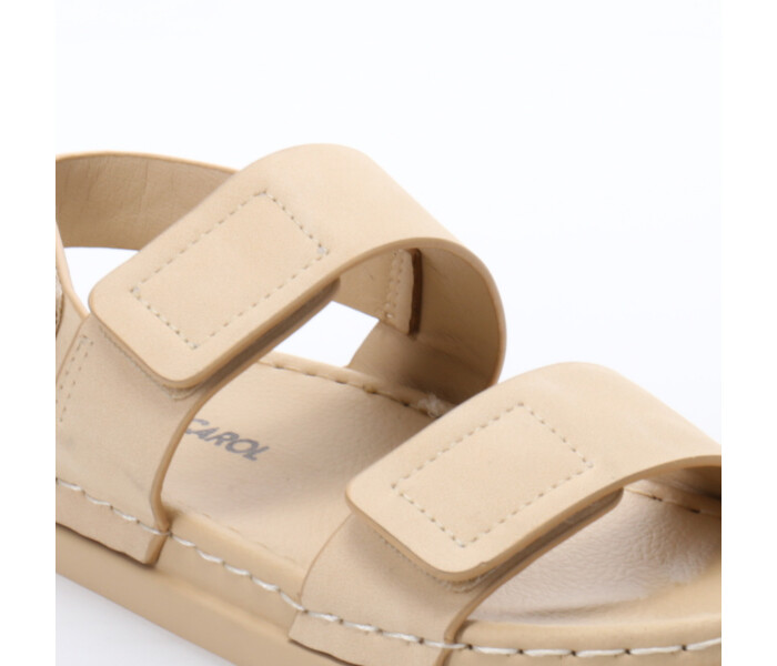 Sandalias de Niña MINI Miss Carol HOLBORN con velcro Beige