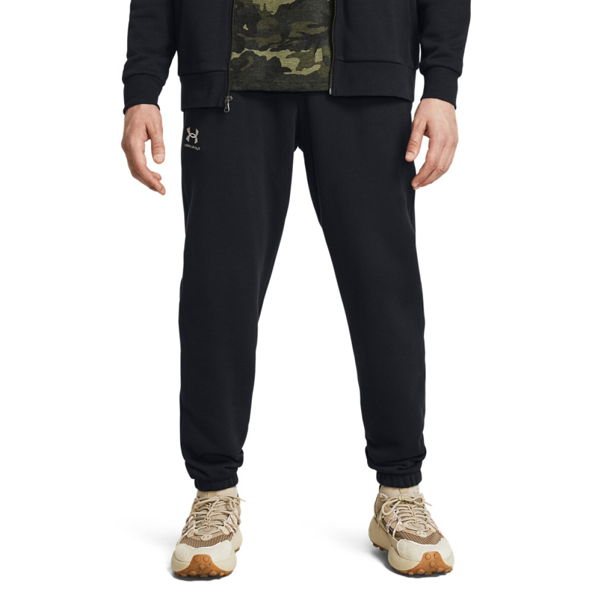 UA Icon Fleece Jogger-BLU - BLK-001 