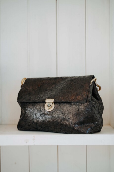 Cartera Charlotte Negro Charol