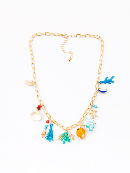 COLLAR BAMBA DORADO