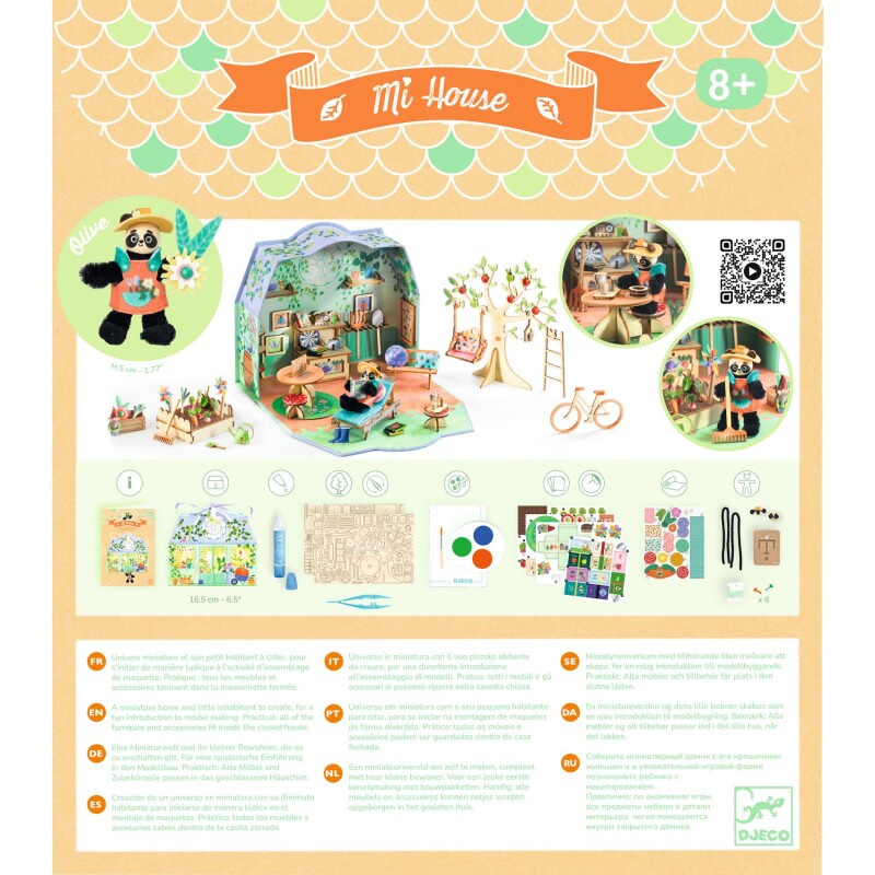 Set de creación Mi casa Olive Djeco Set de creación Mi casa Olive Djeco