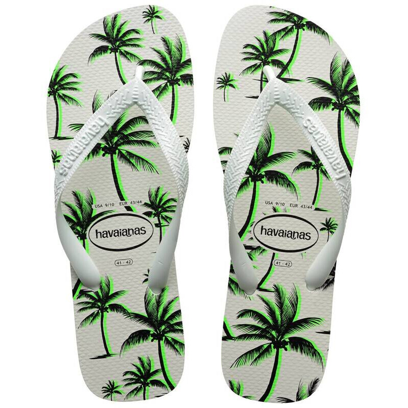 Ojotas Havaianas Aloha Blanco-verde