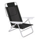 Silla Summer 6 Posiciones Aluminio NEGRO