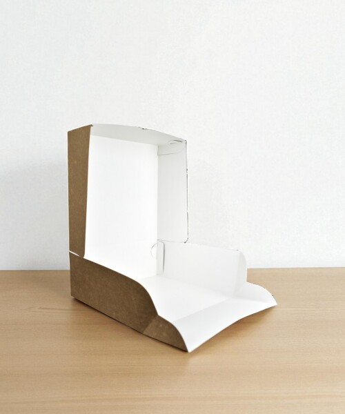 Caja 30x30x12 cm REVERSIBLE BLANCO MADERA