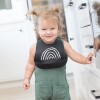 Babero de silicona con bolsillo Rainbow
