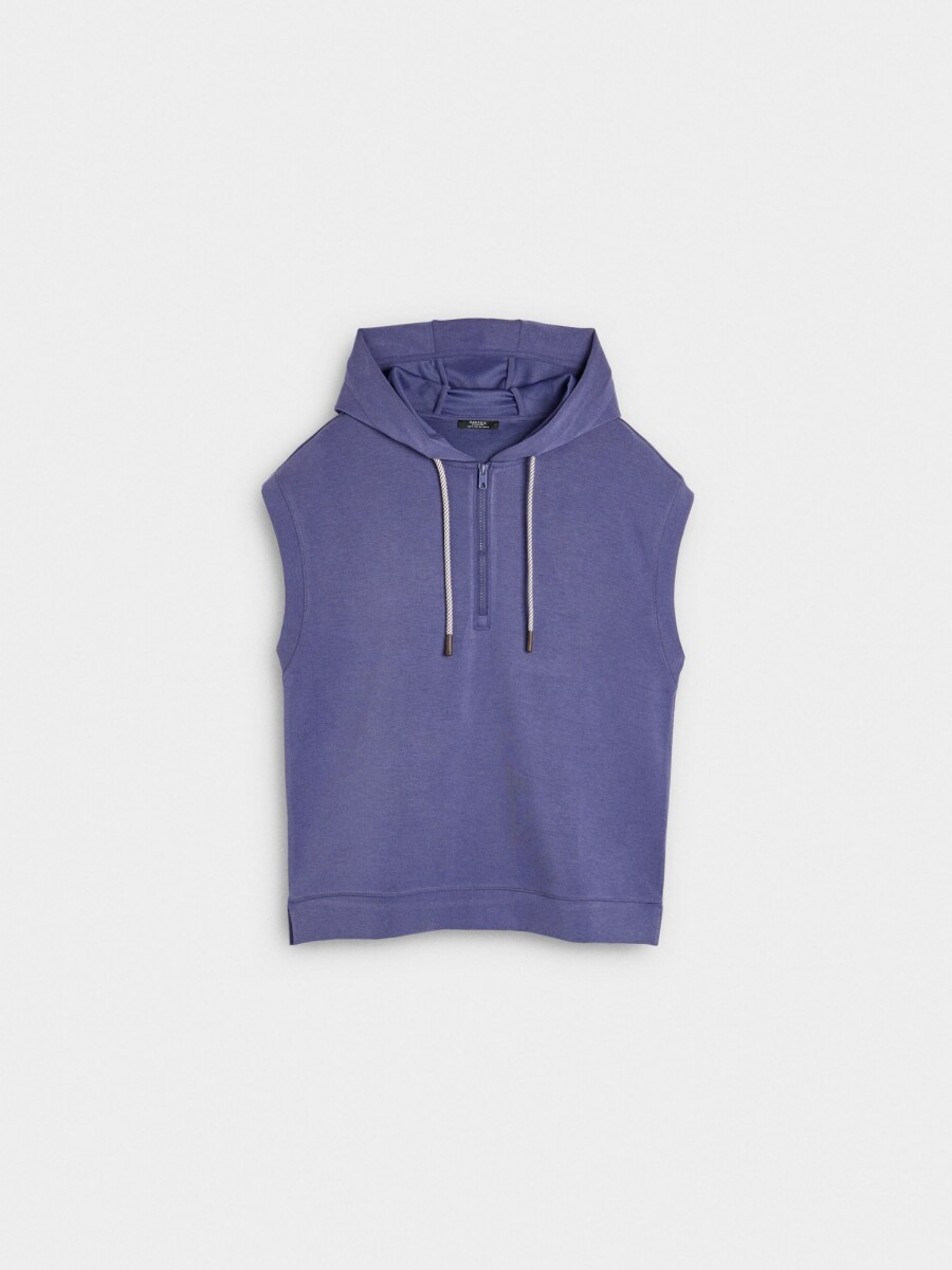 Sudadera Sin Mangas Tacto Suave violeta