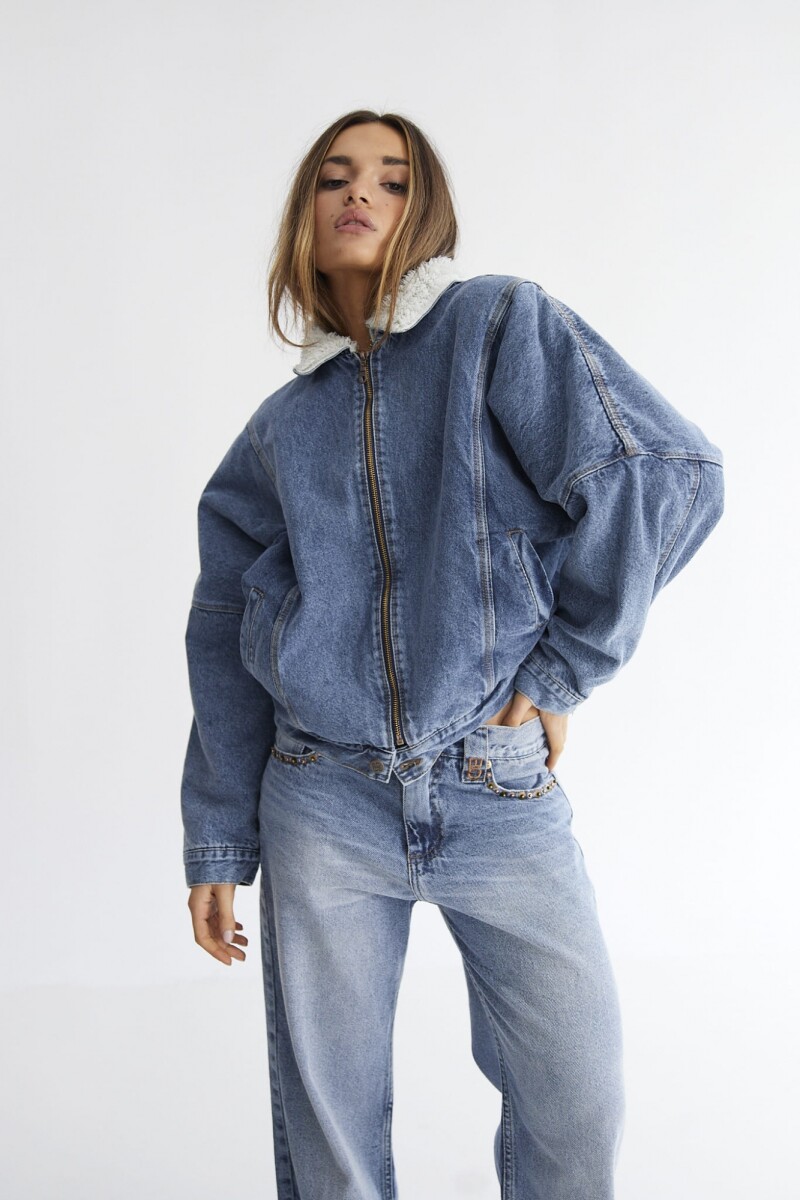 Campera Nieve Celeste