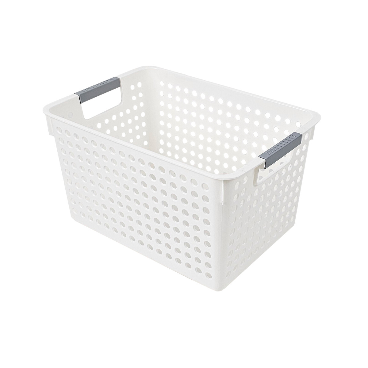 Cesto calado M 31 x 21,5 x 17,5 cm - BLANCO 