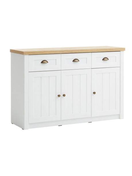 Aparador MARKSKEL 3 puertas blanco/color Aparador MARKSKEL 3 puertas blanco/color