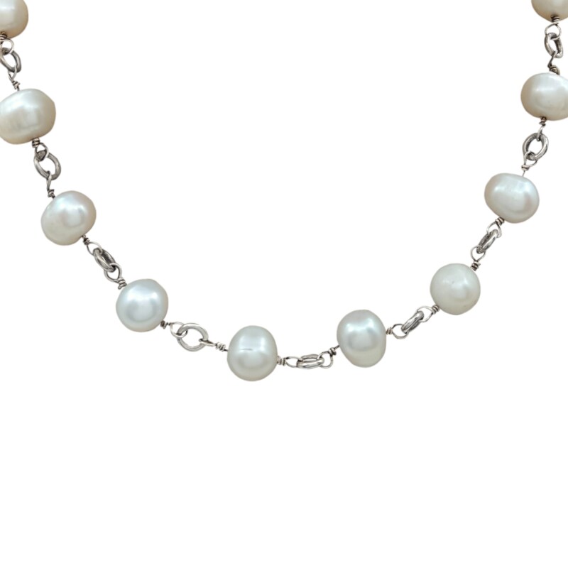 Cadena de perlas -Plata 925-Perlas de rio-CD3441 conperla