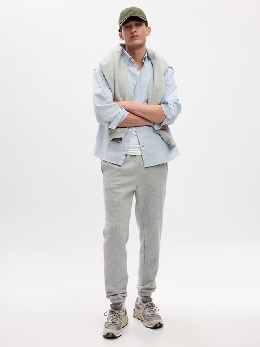 Pantalón Deportivo Hombre - Light Heather Grey B08 