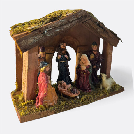 Pieza De Pesebre Cabaña Modelo 1