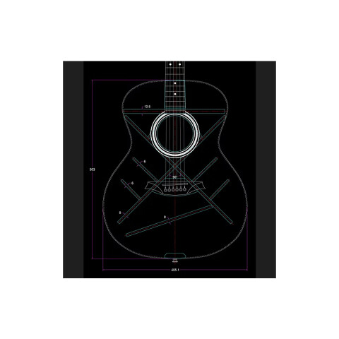 Guitarra folk Bromo BAR2R natural c/funda semi rigida Guitarra folk Bromo BAR2R natural c/funda semi rigida