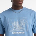 Remera New Balance de Hombre - ATHLETICS RELAXED- MT43557HEB HERONBLU