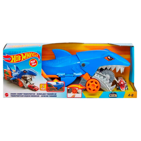 Hot Wheels Monster Truck Remolque Tiburón Autitos Hot Wheels Monster Truck Remolque Tiburón Autitos