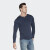 Buzo Skechers GOknit Pique Henley Azul