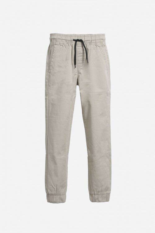 Jogger con elástico TOSTADO