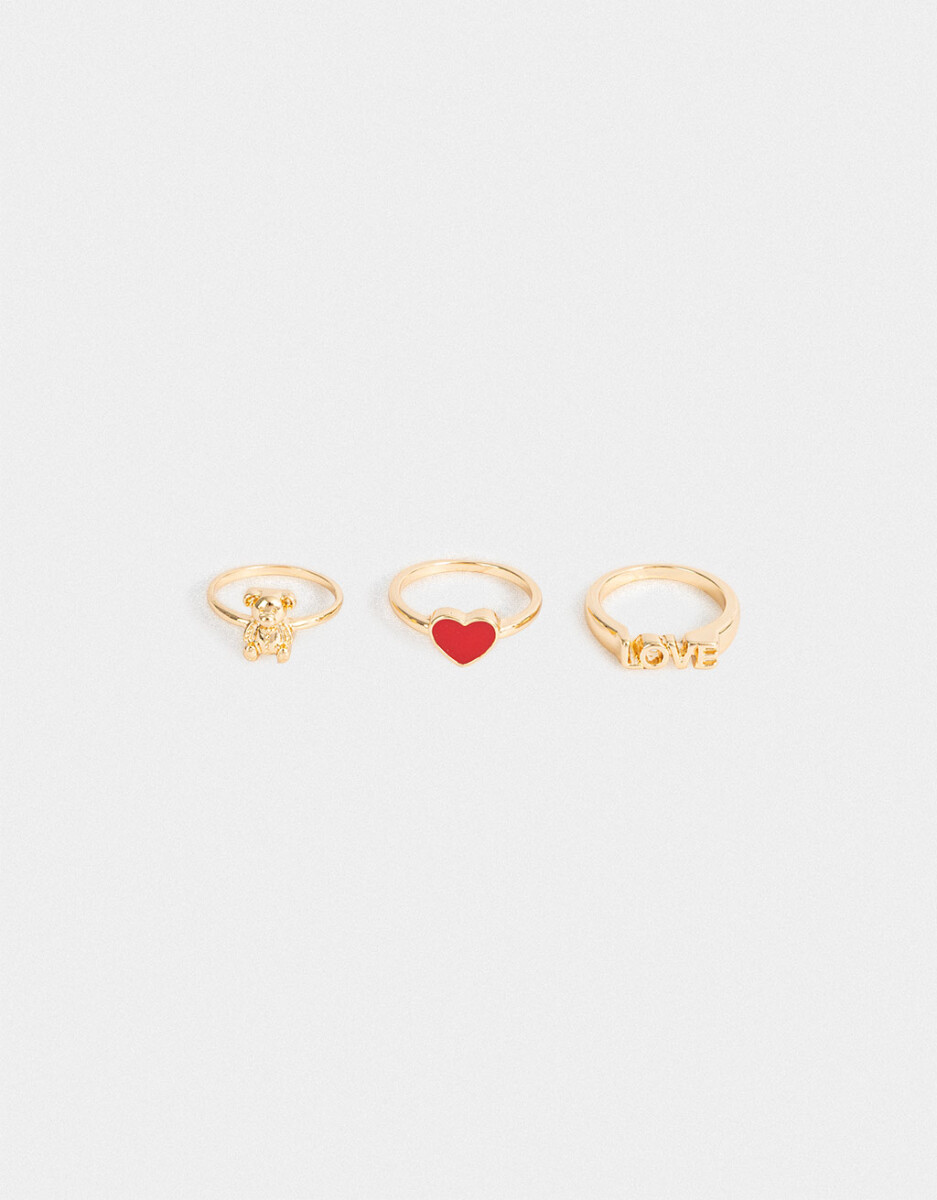 Set De Anillos 