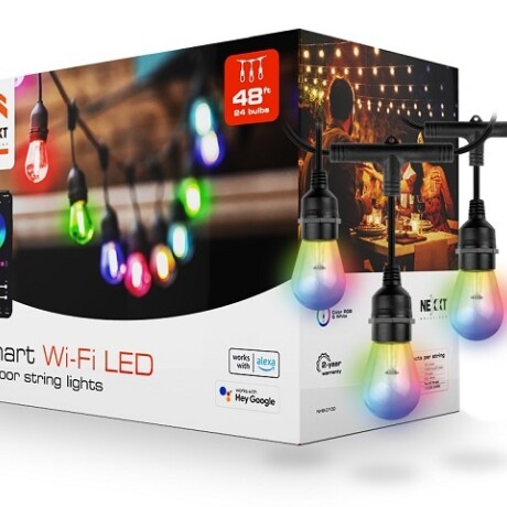 Nexxt Solutions Connectivity - RGB 24 Bulbs/48ft Nexxt Solutions Connectivity - RGB 24 Bulbs/48ft