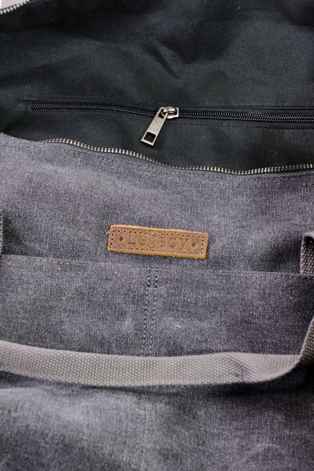 BOLSO DE LONA GRANDE Negro