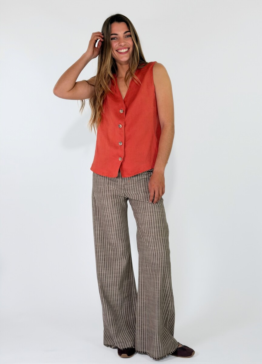 PANTALON MUNA - MARRON 