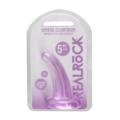 Dildo cristal transparente RealRock 11,5 cm Dildo cristal transparente RealRock 11,5 cm